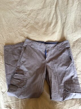 Men's Olive Green/Grey Cargo Pants - Classic Utility Style